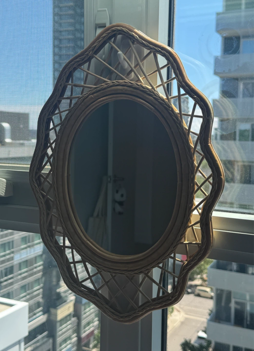 UO Rattan Mirror