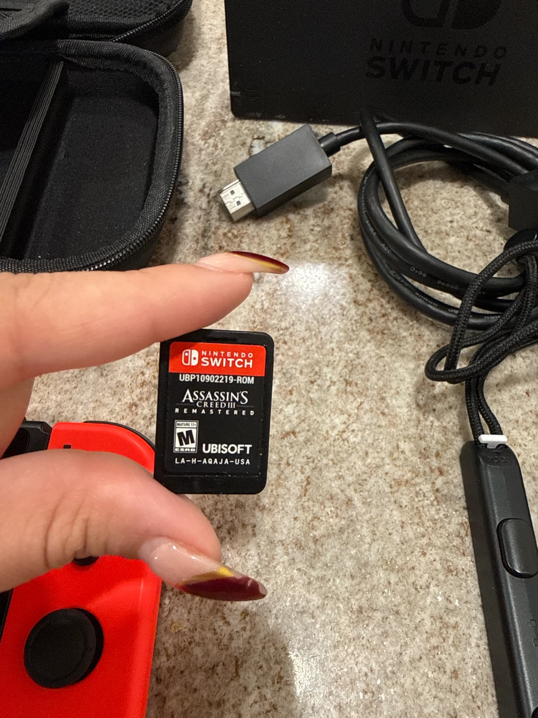 Nintendo Switch Console with Assassin's Creed: Remastered Game - photo 3