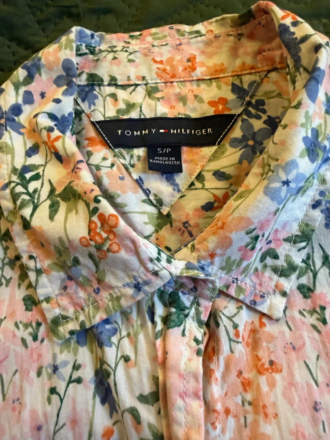 Tommy Hilfiger Floral Short Sleeve Button-Up Shirt - photo 2