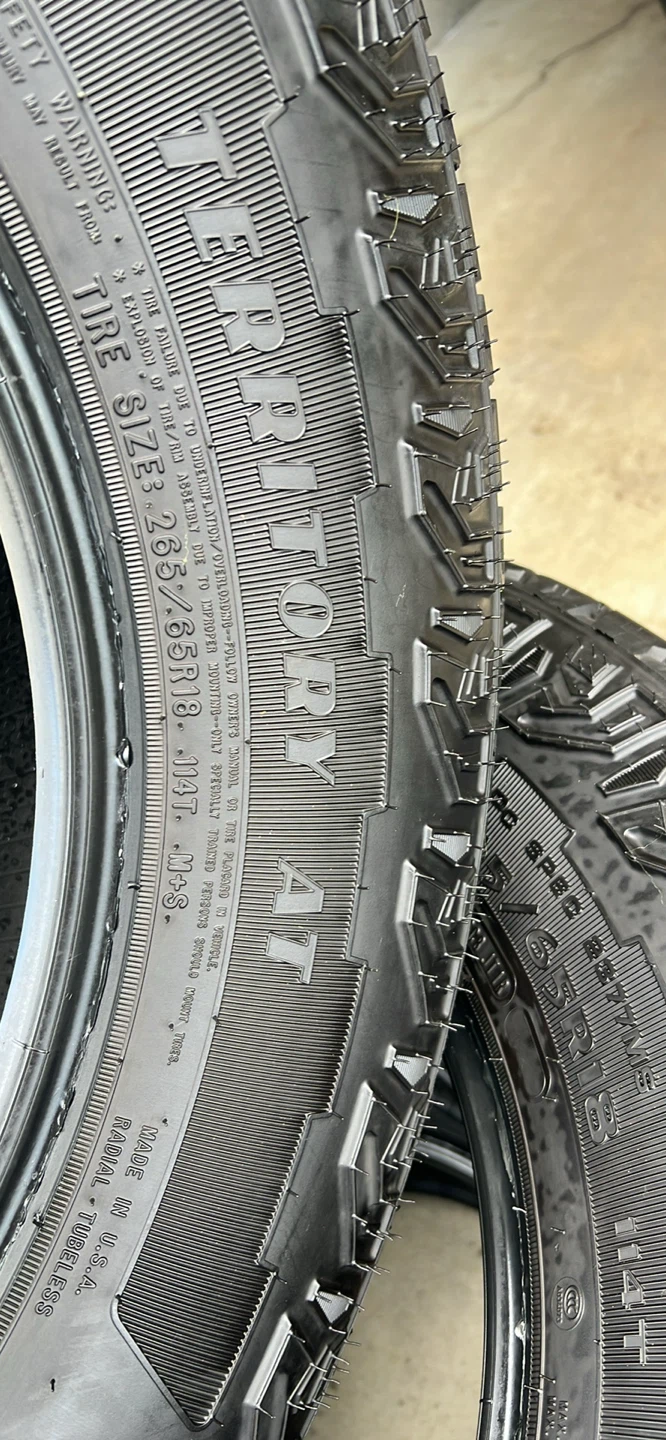 265/65/18 Goodyear Wrangler Territory AT Tires (Set of 4) - photo 4