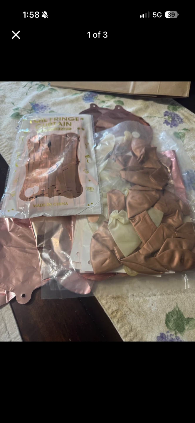 Rose Gold Sweet 16 Birthday Decorations Kit
