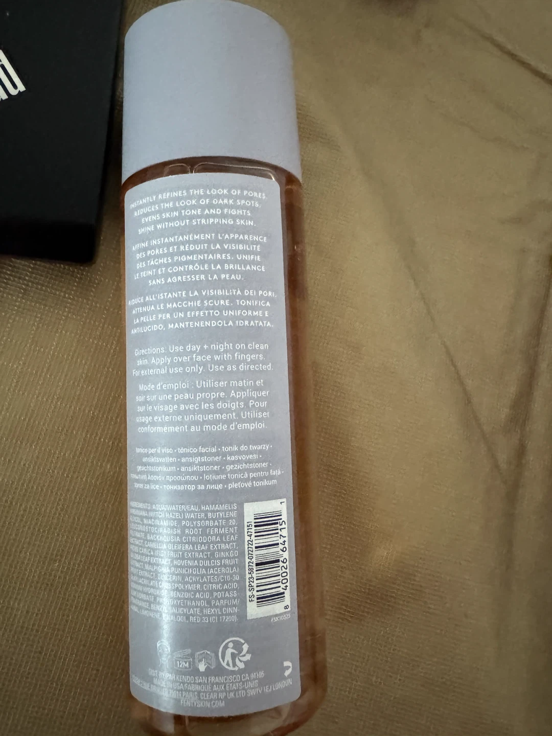 Fenty Skin Fat Water Pore-Refining Toner Serum 150mL - photo 2