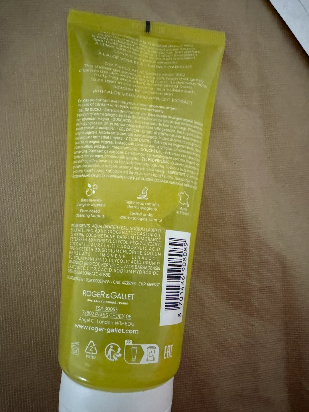 Roger & Gallet Fleur d'Osmanthus Wellbeing Shower Gel - 200 ml - photo 2