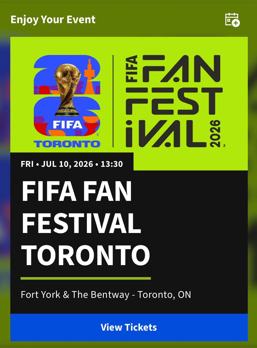 FIFA Fan Festival Toronto 2026 Ticket (4)