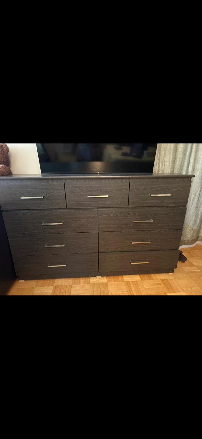 Dark Brown 10-Drawer Dresser - photo 2
