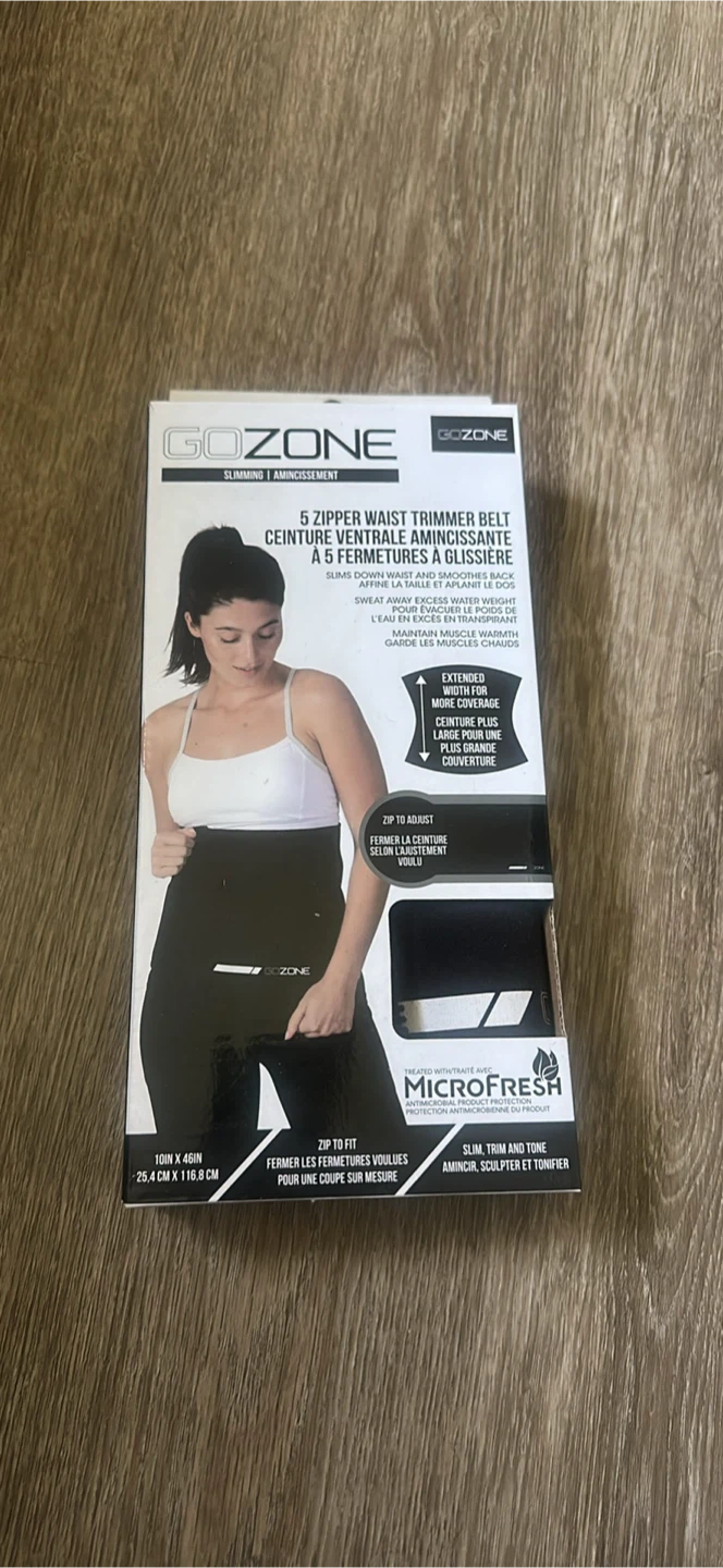 GO ZONE 5 Zipper Waist Trimmer Belt