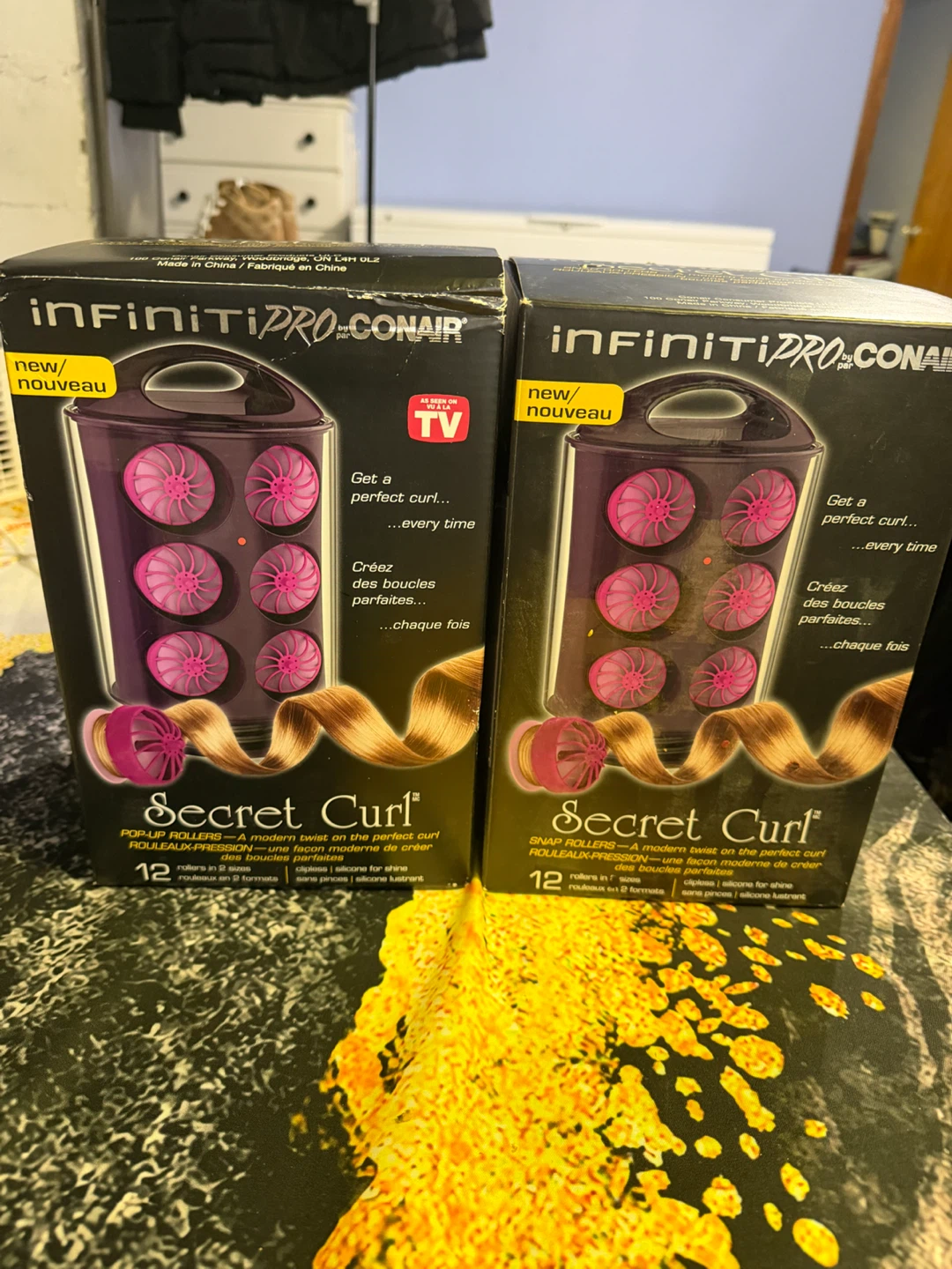 CONAIR INFINITI PRO SECRET CURL POP UP ROLLERS