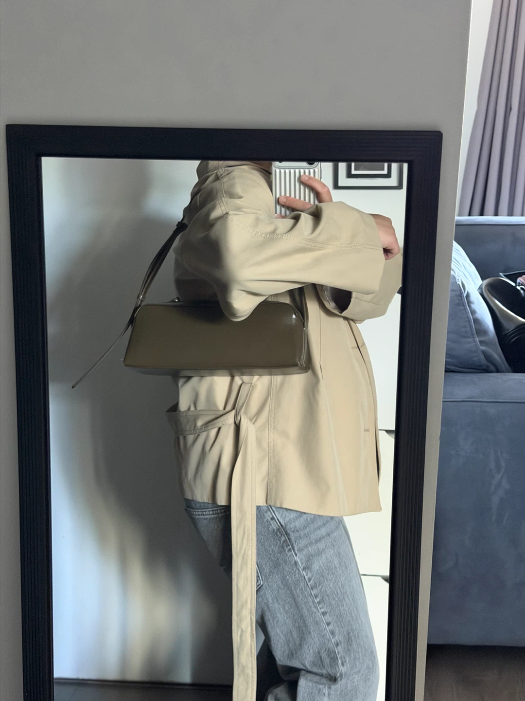 Zara olive Faux Leather Shoulder Bag - photo 5