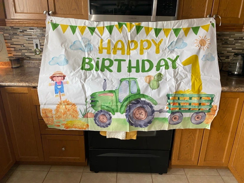 Tractor Themed Birthday Party Decor Set