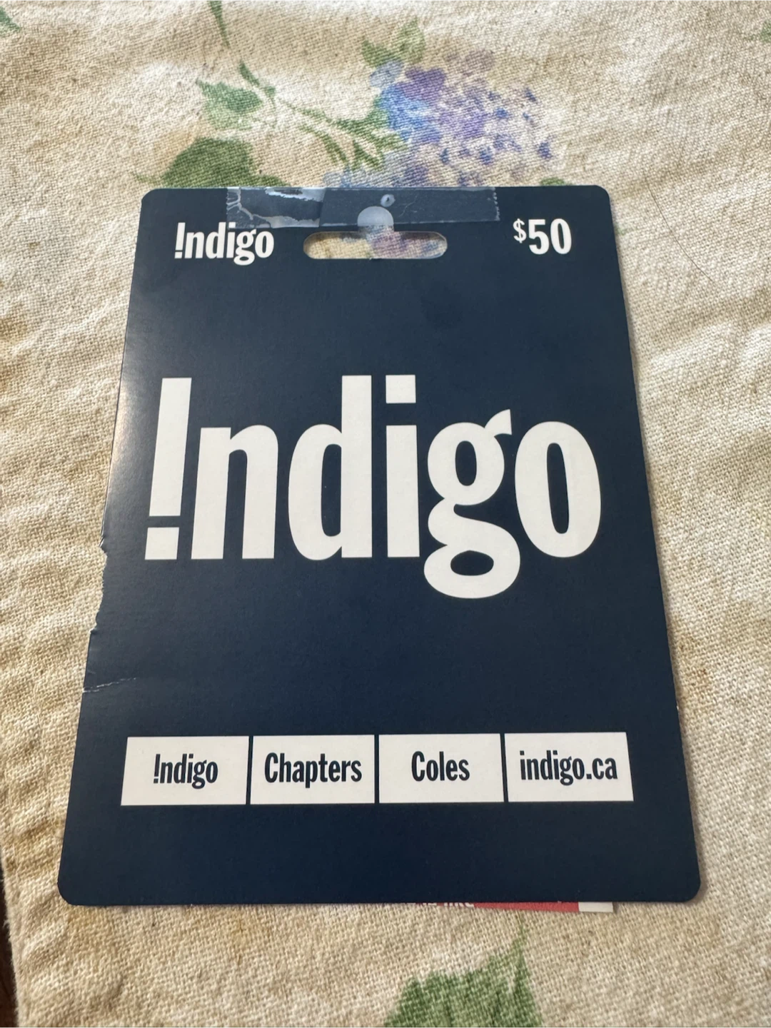$50 Indigo Gift Card