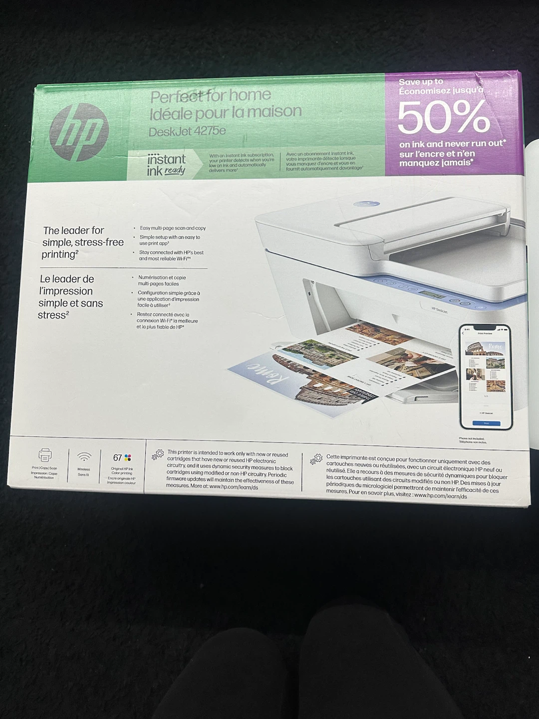HP DeskJet 4275e All-in-One Printer - photo 2