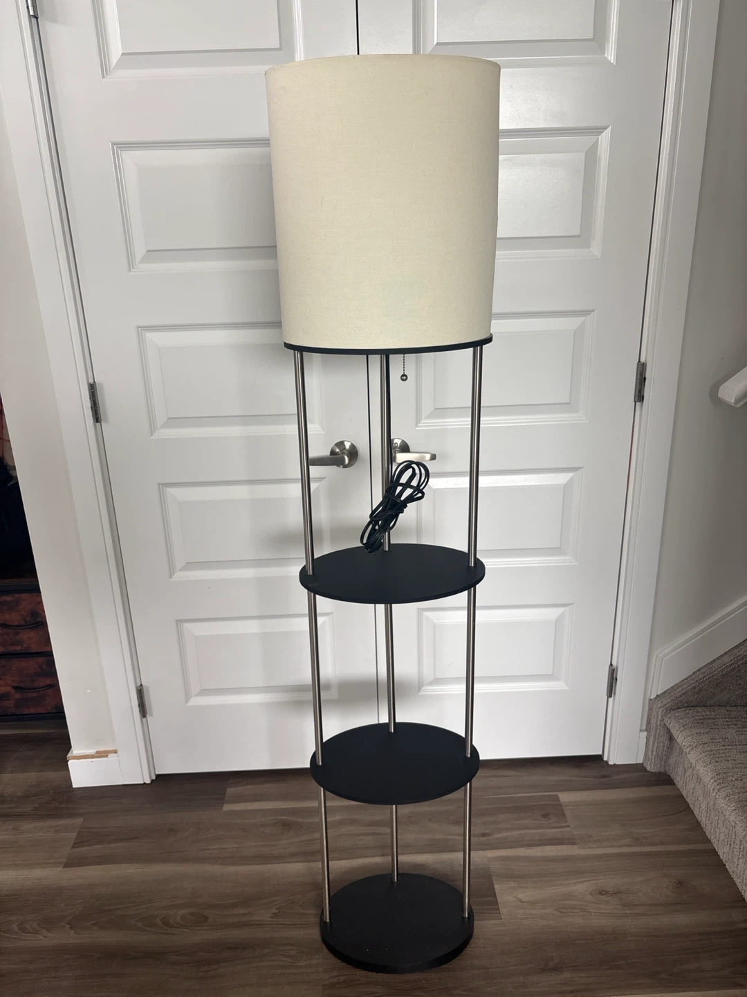 Floor Lamp with Shelves