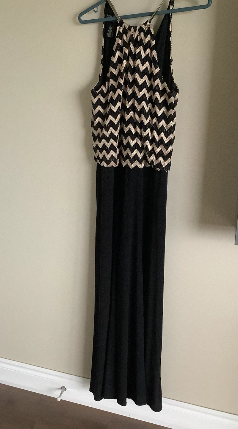 Black and Gold jumpsuit