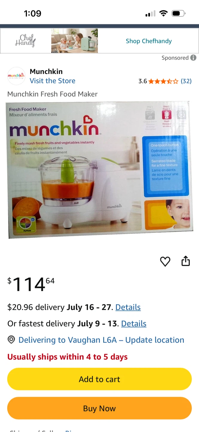 Munchkin Fresh Food Maker - photo 3