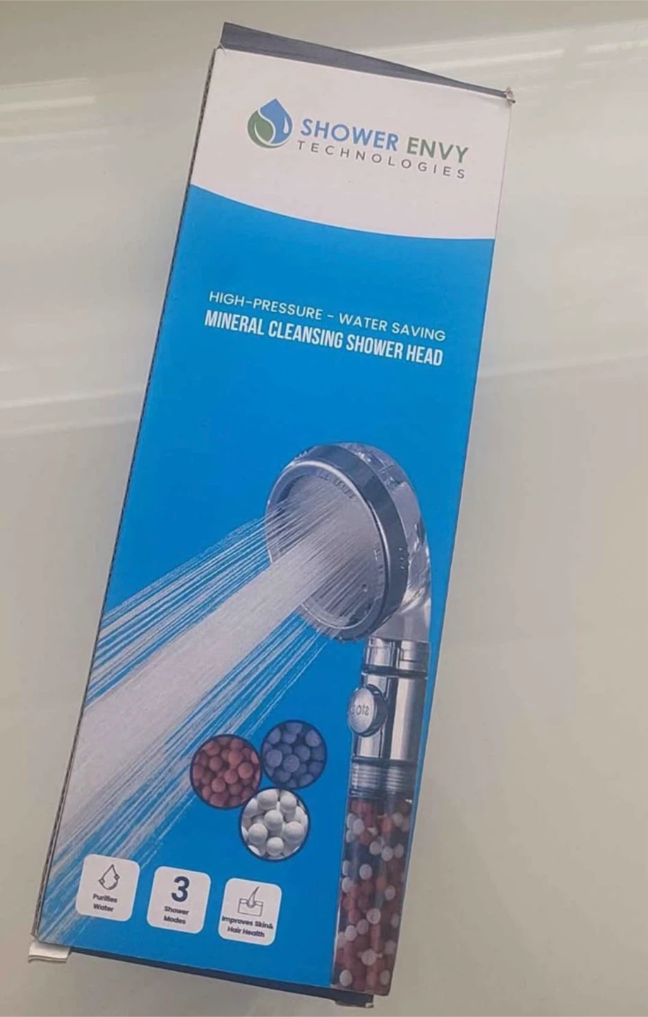 Shower Envy Technologies Mineral Cleansing Shower Head