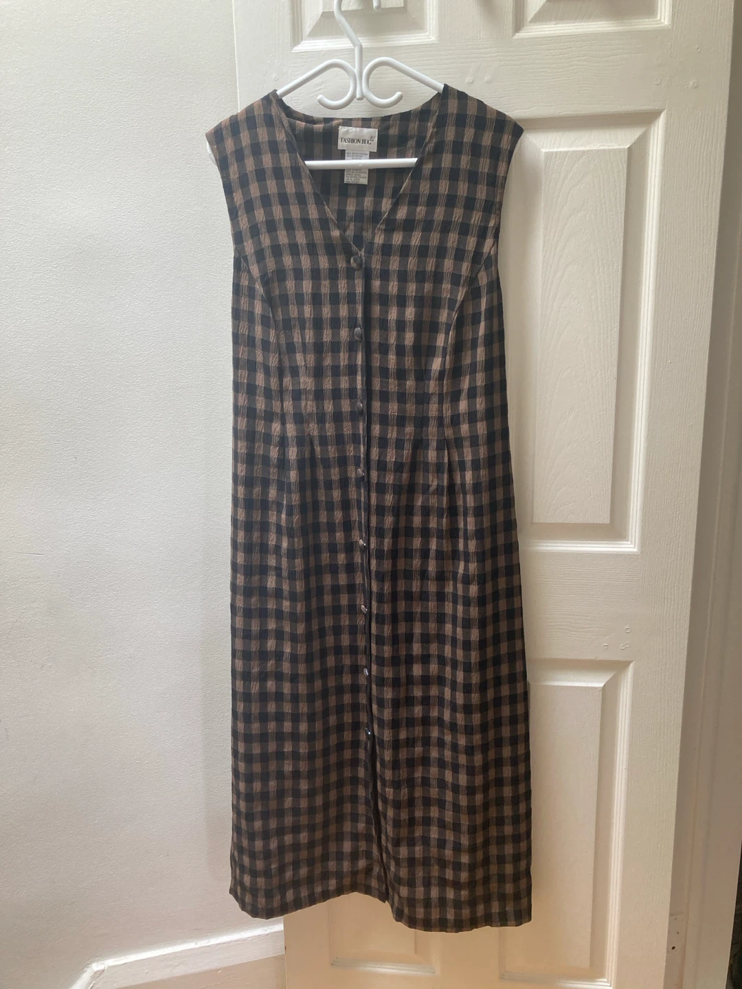 Gingham Sleeveless Dress - photo 2