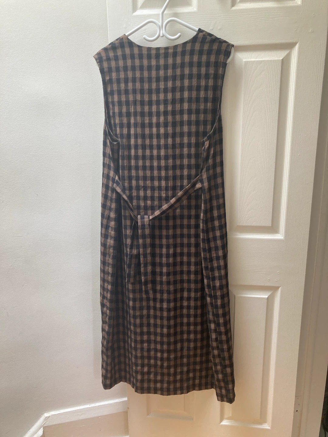 Gingham Sleeveless Dress - photo 3