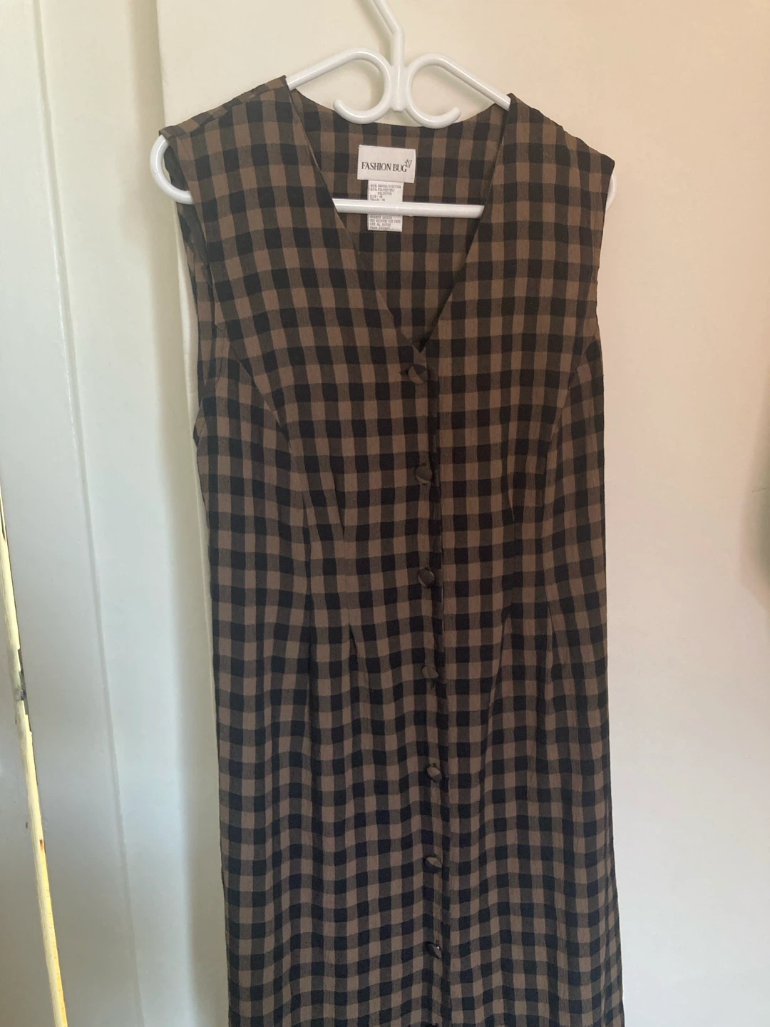 Gingham Sleeveless Dress - photo 4