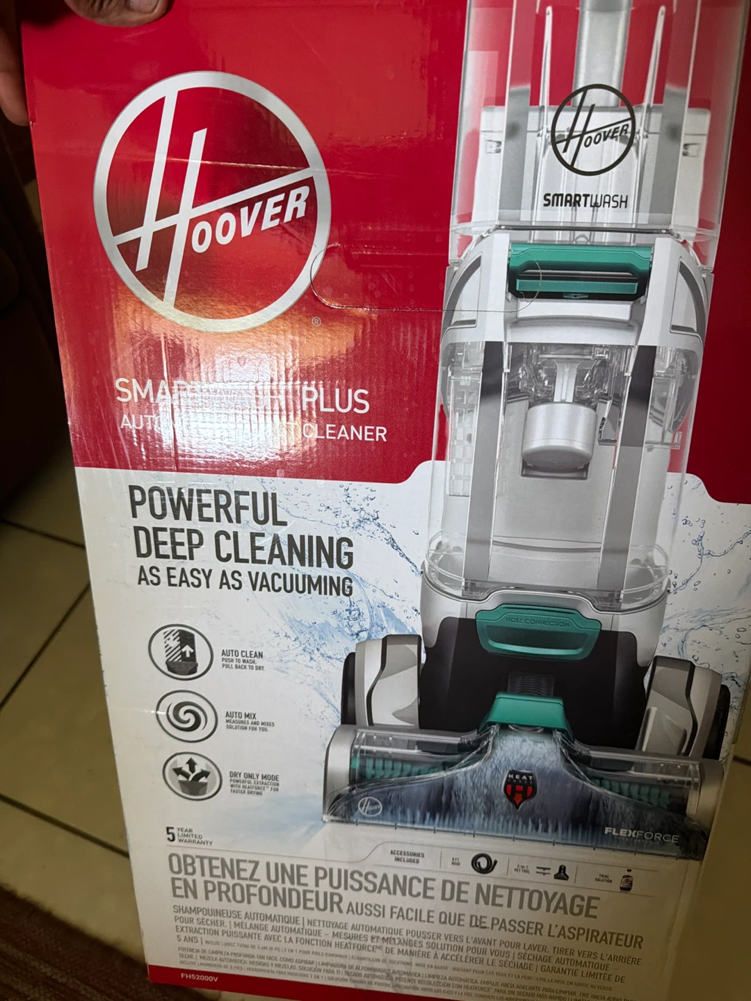 Hoover SmartWash Plus Automatic Carpet Cleaner - photo 2