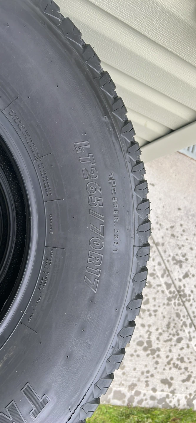 LT 265/70/R17 Firestone Transforce AT Tires LT265/70R17 - photo 5