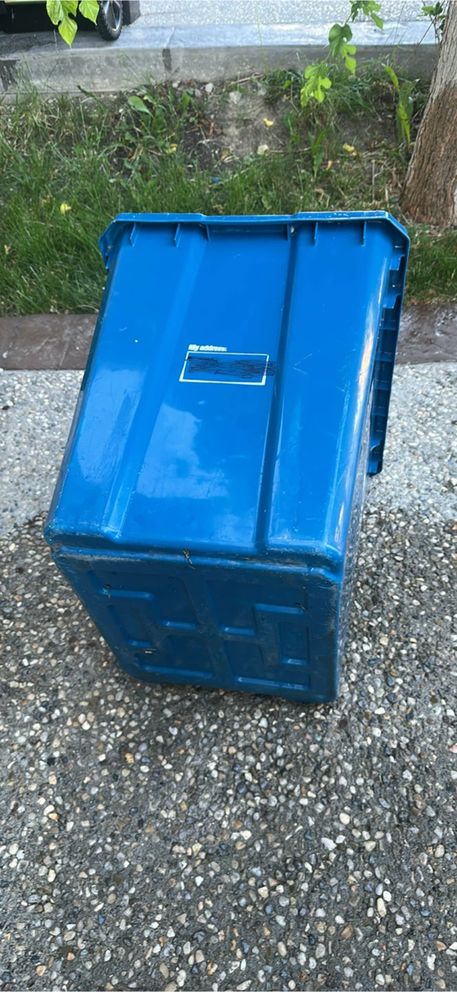 Blue Recycling Bin - Containers Only - photo 2