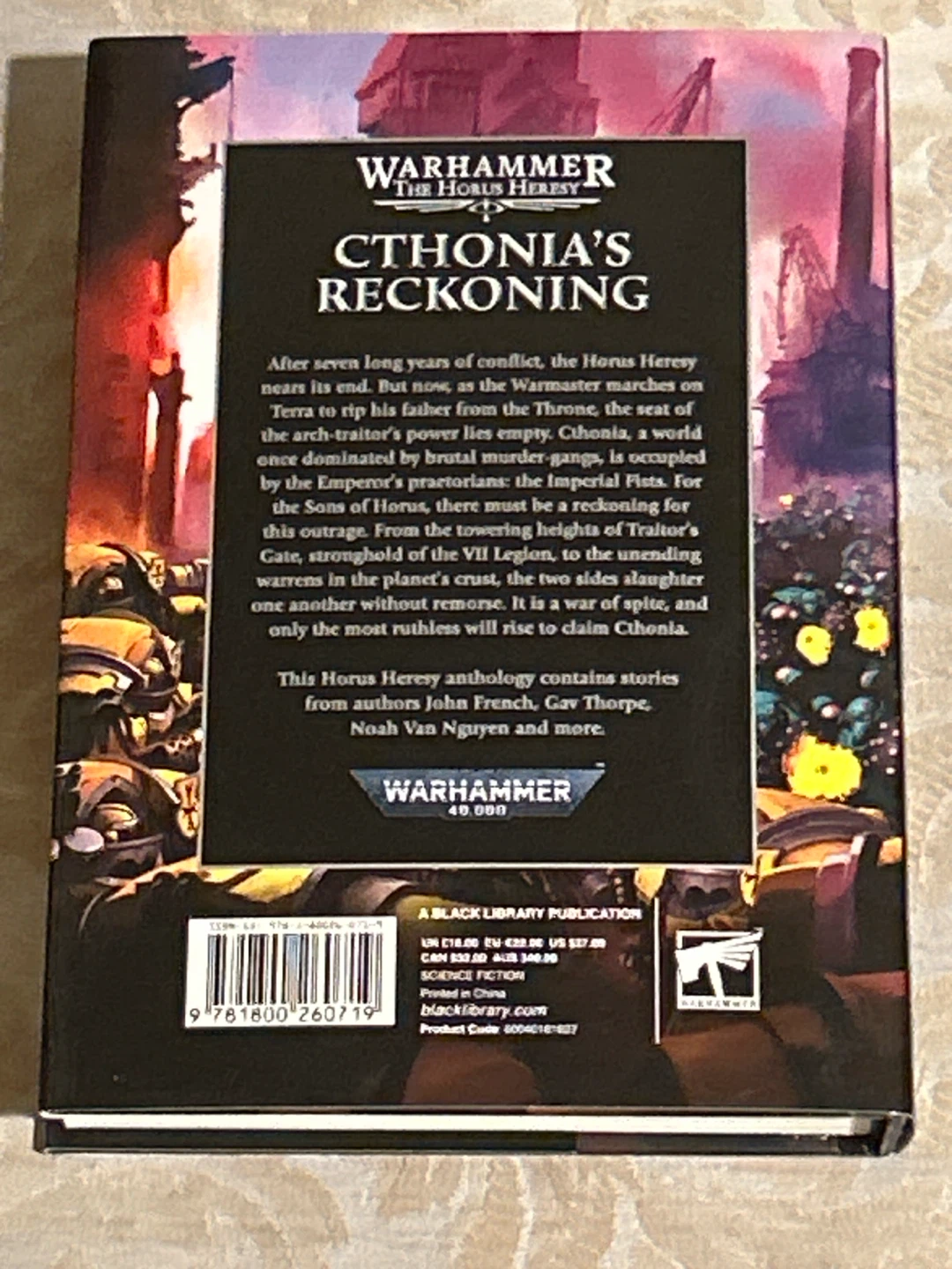 Cthonia's Reckoning - Warhammer Black Library Novel (HC) - photo 2