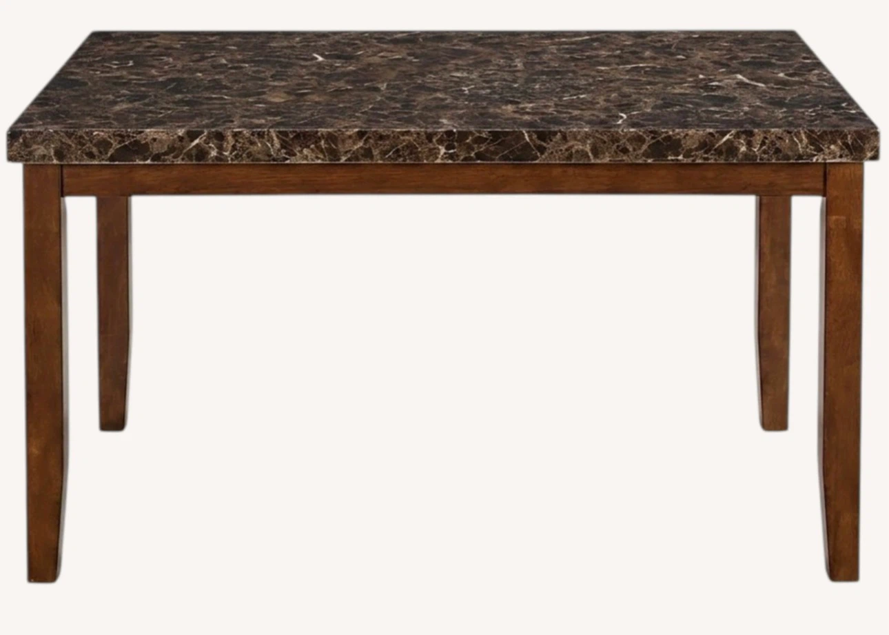 Marble top dinning room table