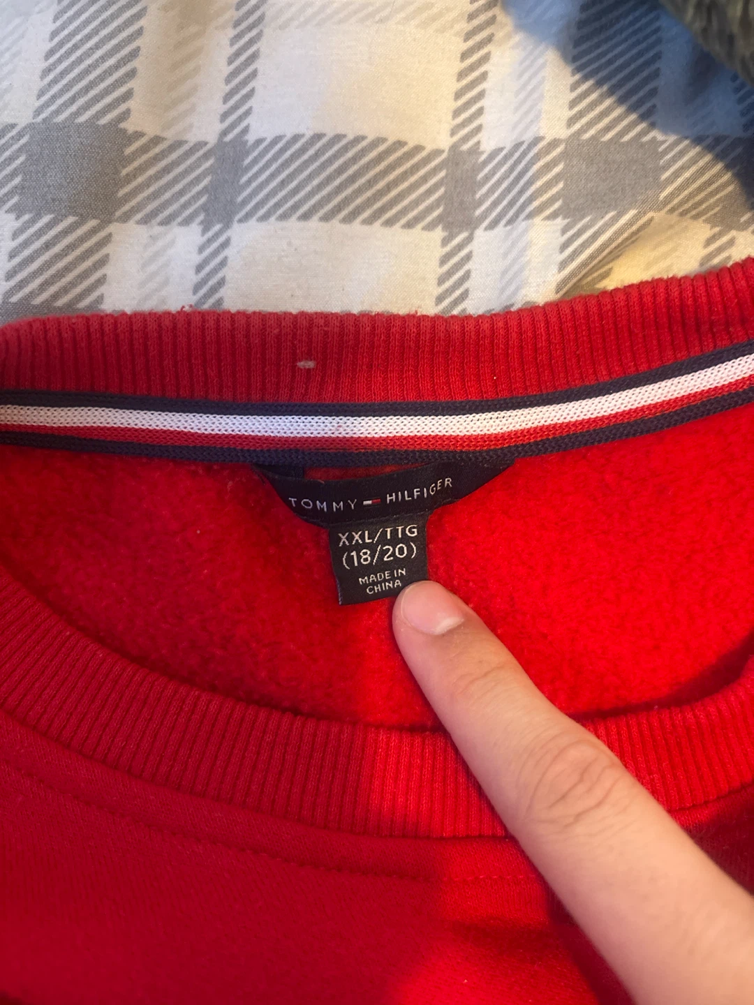 Tommy Hilfiger Red Crewneck Sweatshirt XXL - photo 2