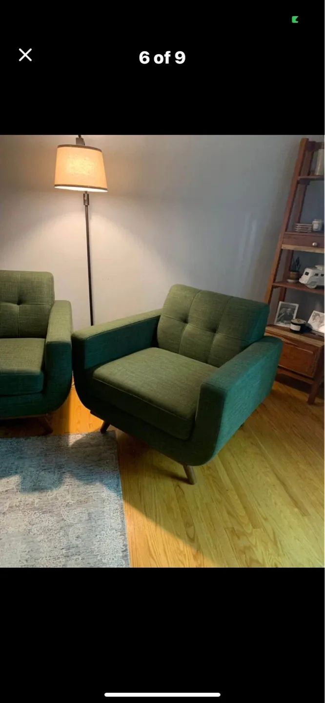 MCM sofa and chair set - photo 5