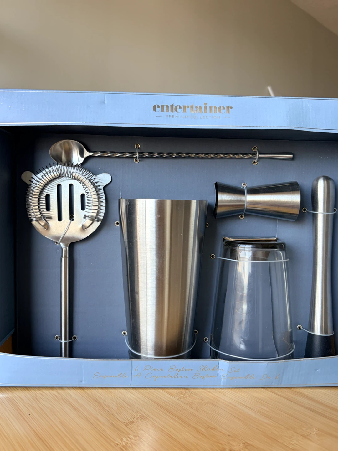 Premium 6 Piece Cocktail Shaker Set #Best gifting option