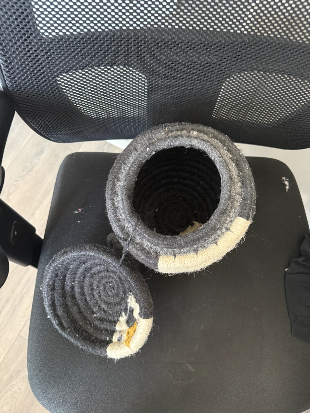 Hand-knitted Penguin Storage Basket - photo 2