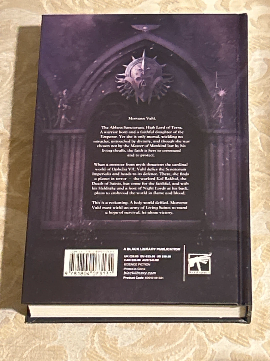 Morvenn Vahl: Spear of Faith - Black Library Novel (HC) - photo 2