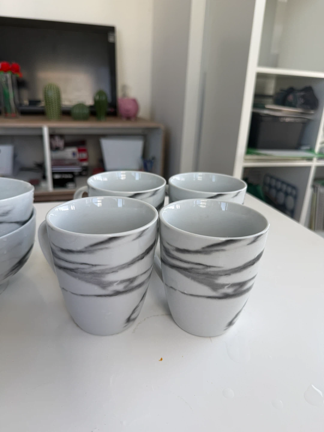 Marble Design Dinnerware Set - Plates, Bowls, Cups - photo 4