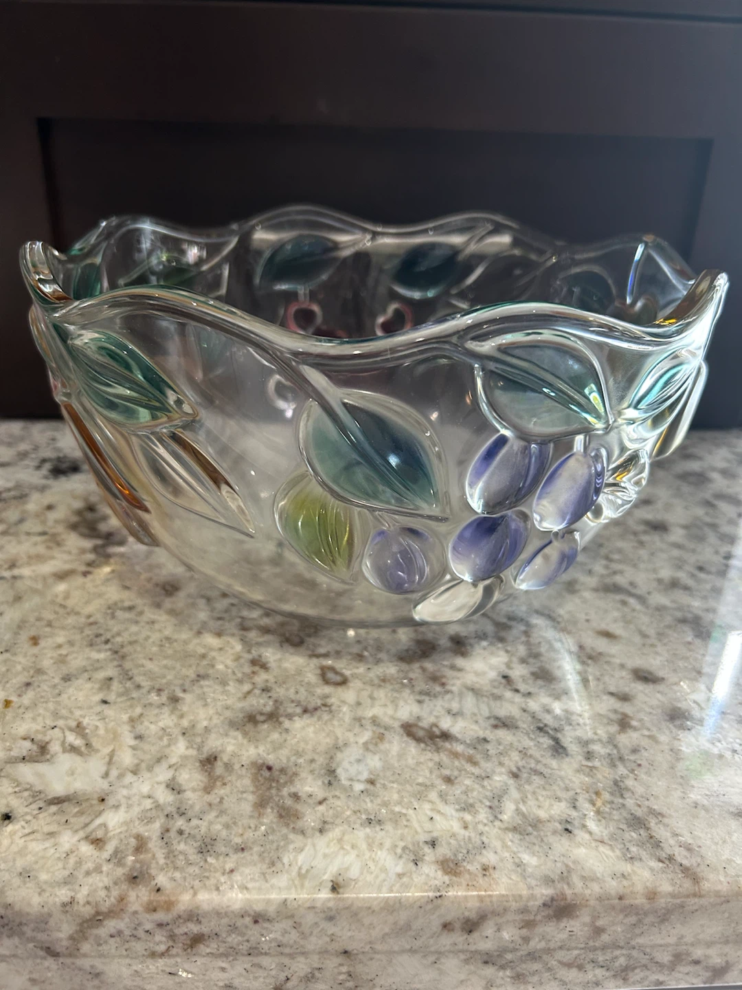 Waltherglas Fruit Design Glass Bowl