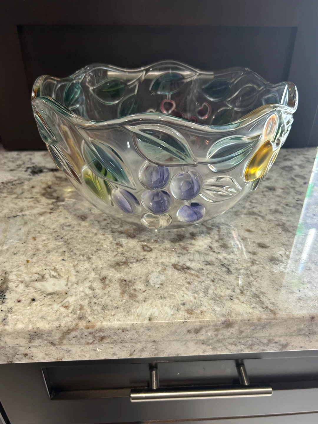 Waltherglas Fruit Design Glass Bowl - photo 3