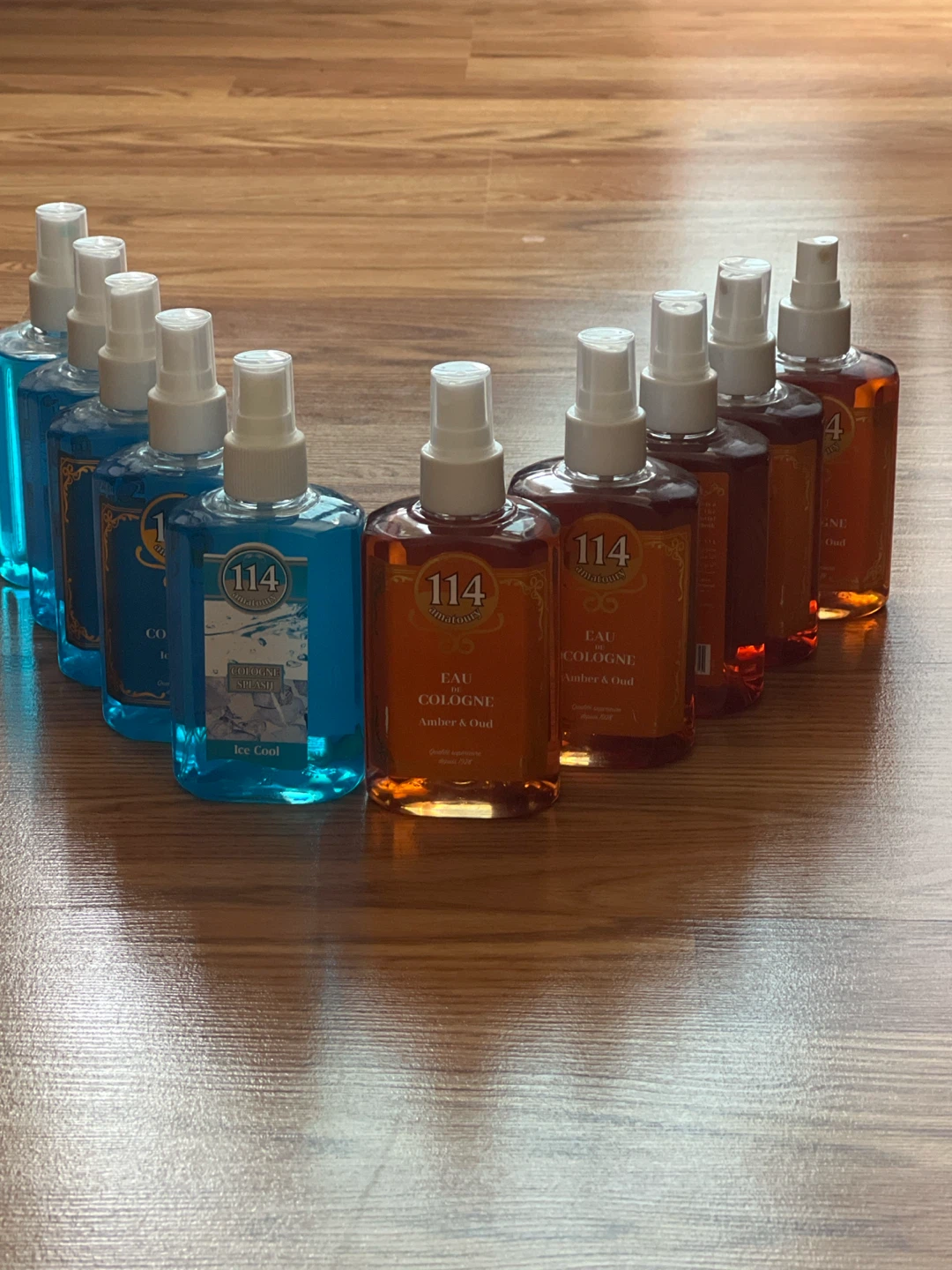 Authentic Lebanese Eau De Cologne: Ice Cool & Amber & Oud