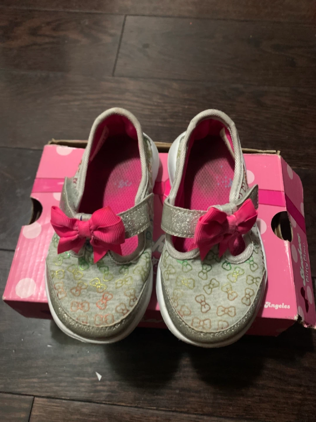Skechers Bitty Bow Girls Shoes Size 7 - photo 2