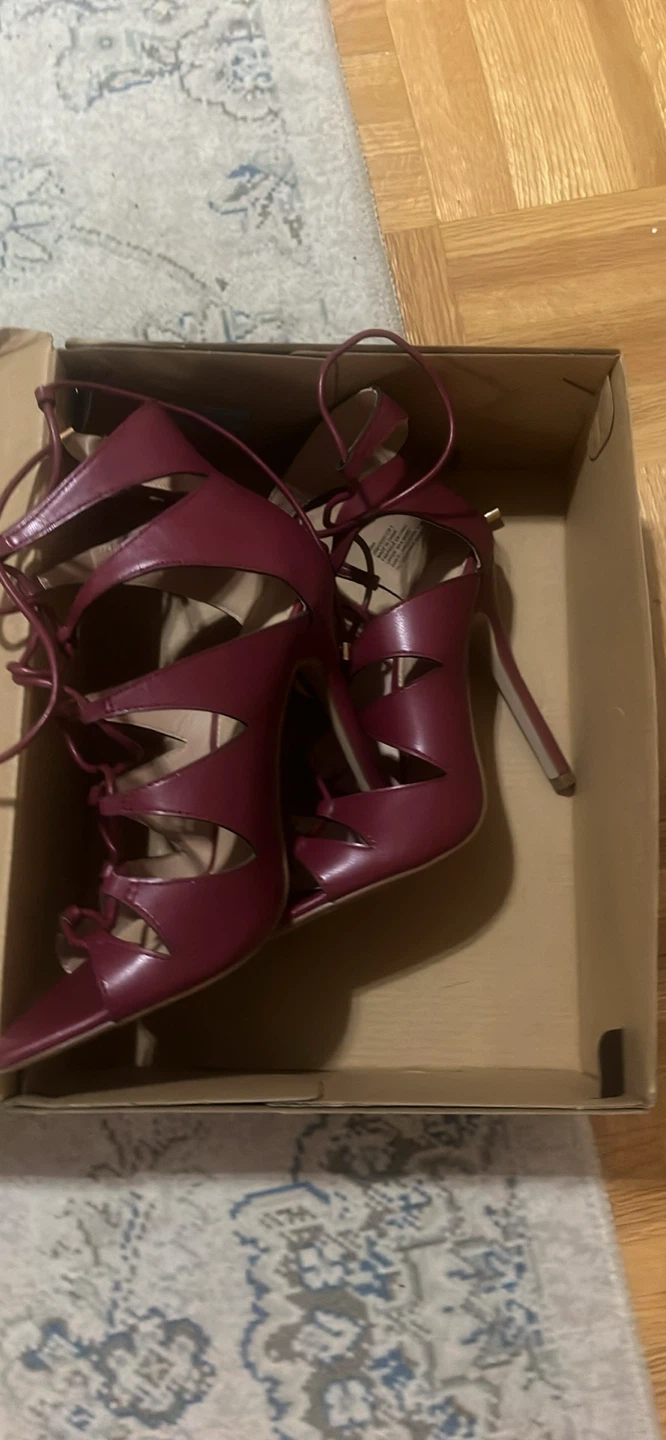 Vince Camuto Heeled Sandals - Tibetan Red - Size 8 - photo 2