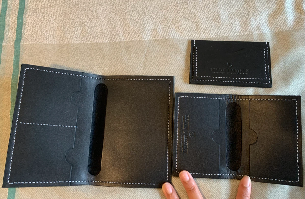 New Handmade Leather Travel Set – 3 Pieces - photo 2