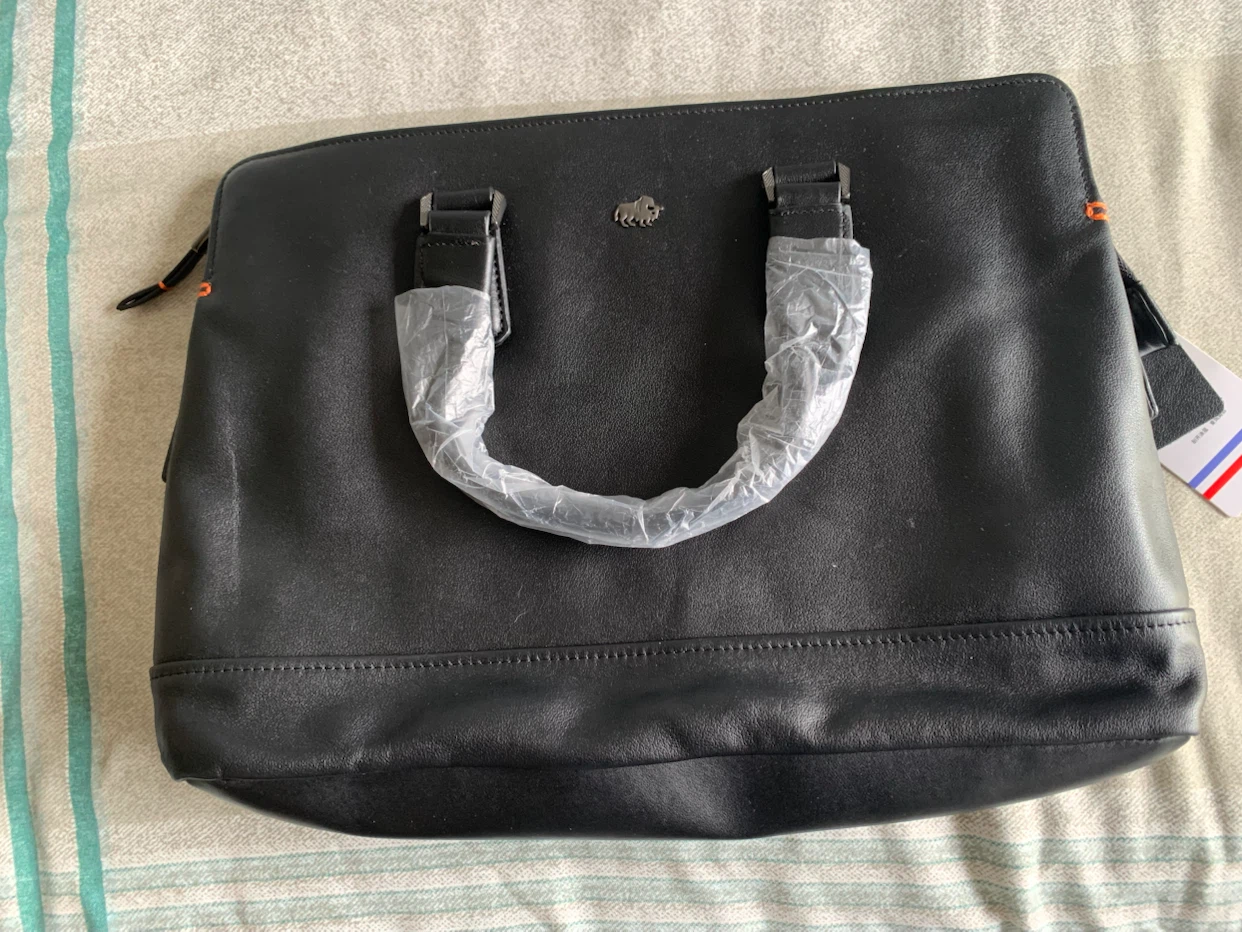 Brand New Genuine Top-Grain Leather Laptop Bag - photo 2