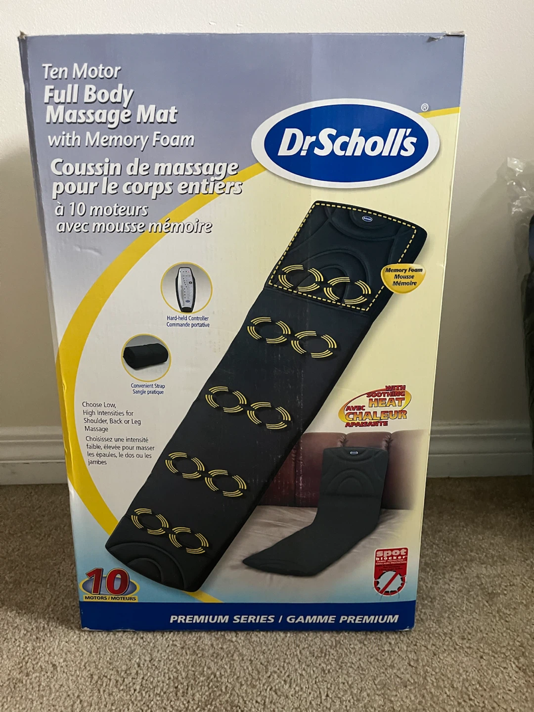 Ten Motor Full Body Massage Mat with Memory Foam - photo 2