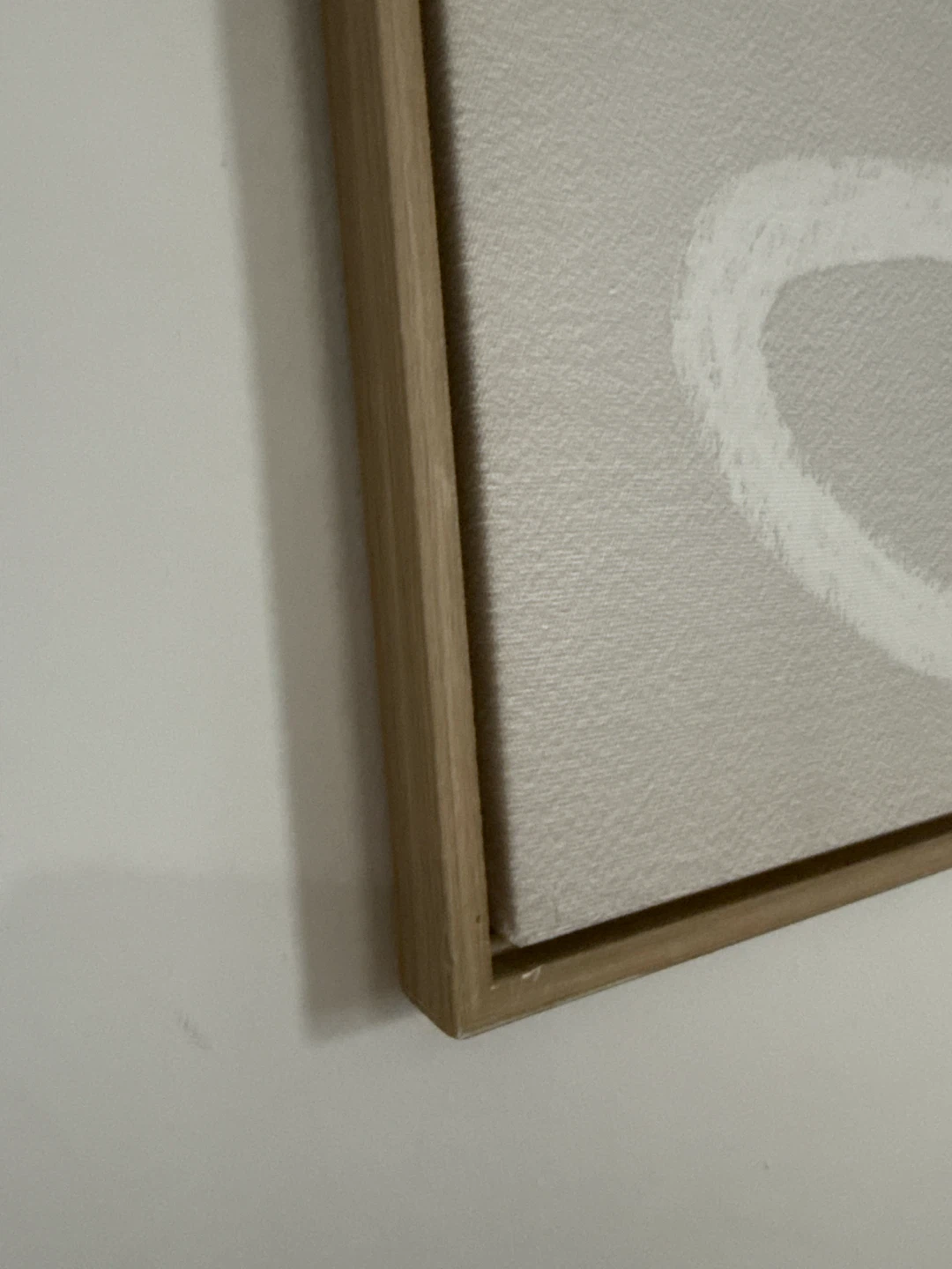 Framed Canvas Wall Art - Abstract Line Design - photo 3