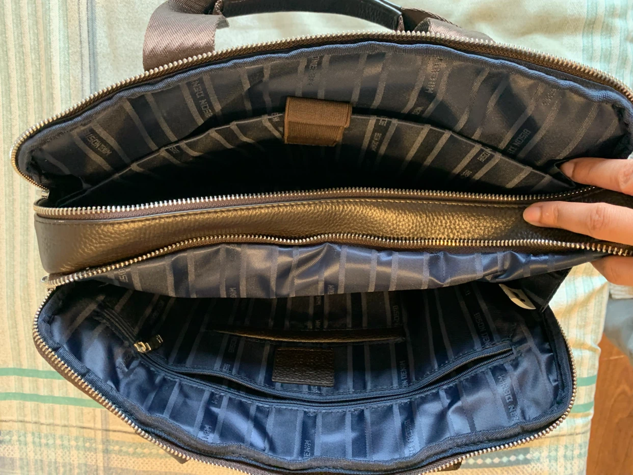 Bison Denim Premium Genuine Leather Laptop Bag –  (Brand New) - photo 3