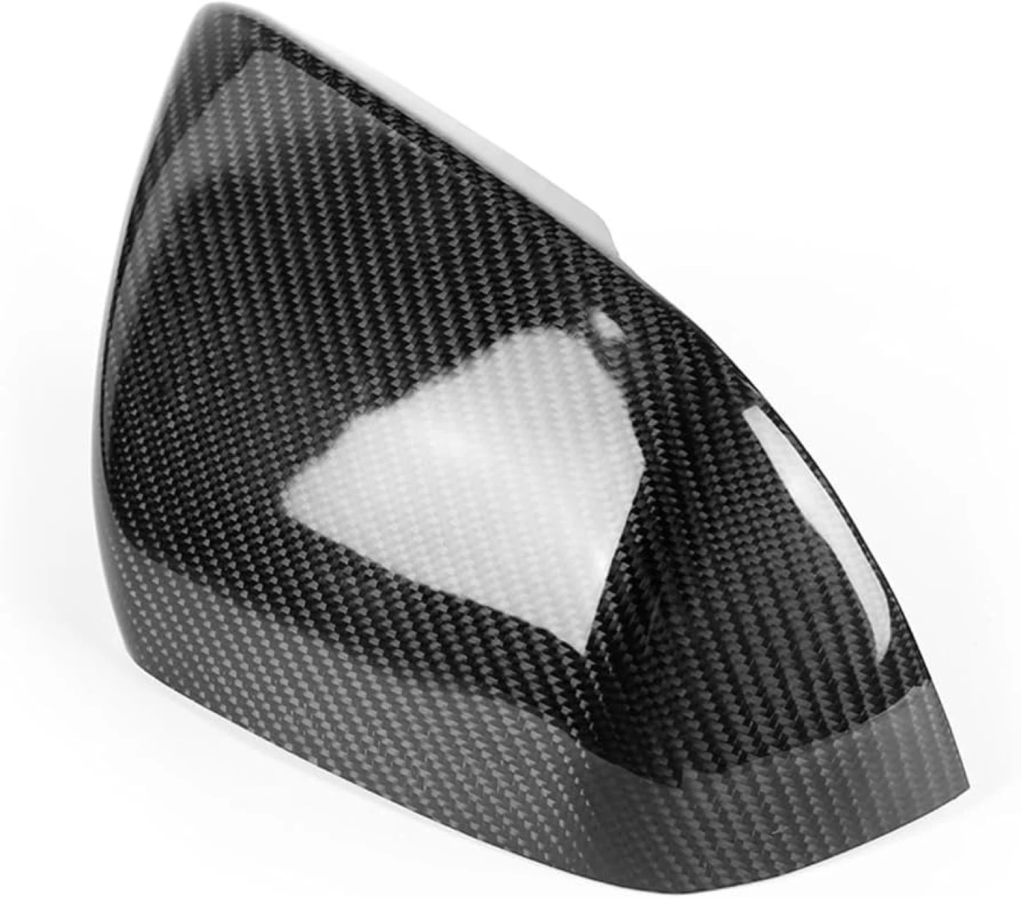 Carbon Fiber Side Mirror Covers for Ford Mustang 2015-2022 - photo 3