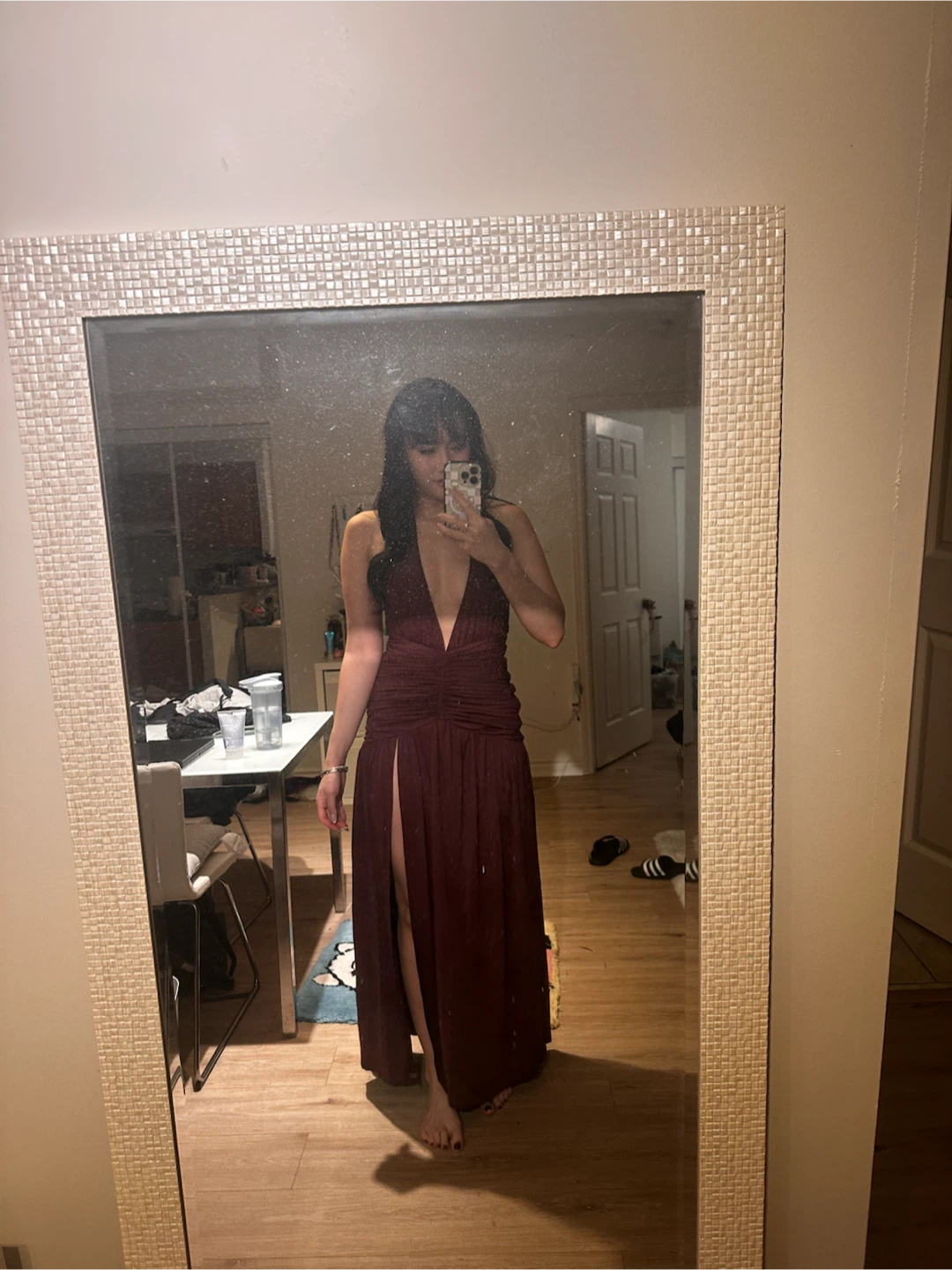 Burgundy BABYBOO dress
