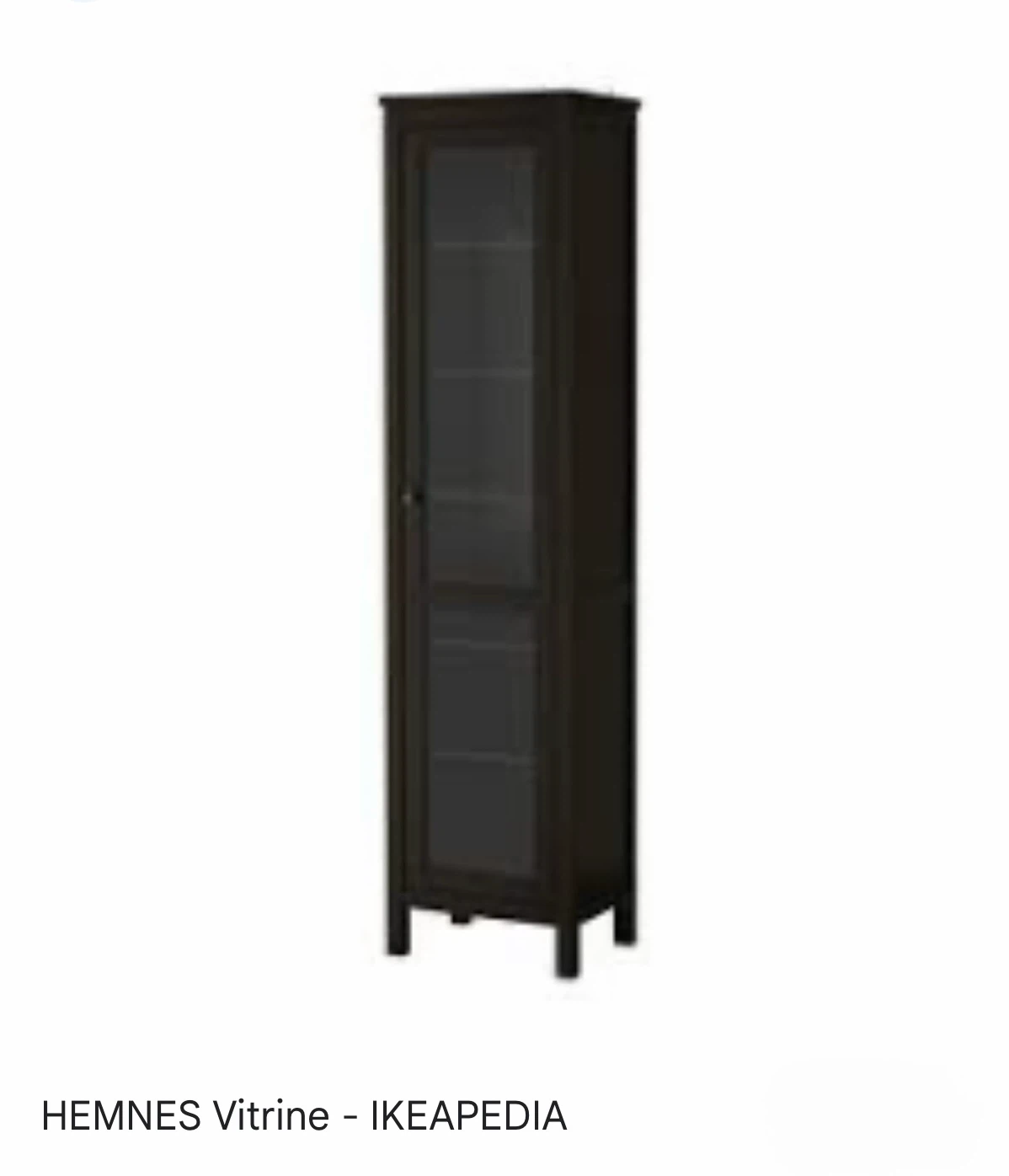 IKEA HEMNES Vitrine Cabinet