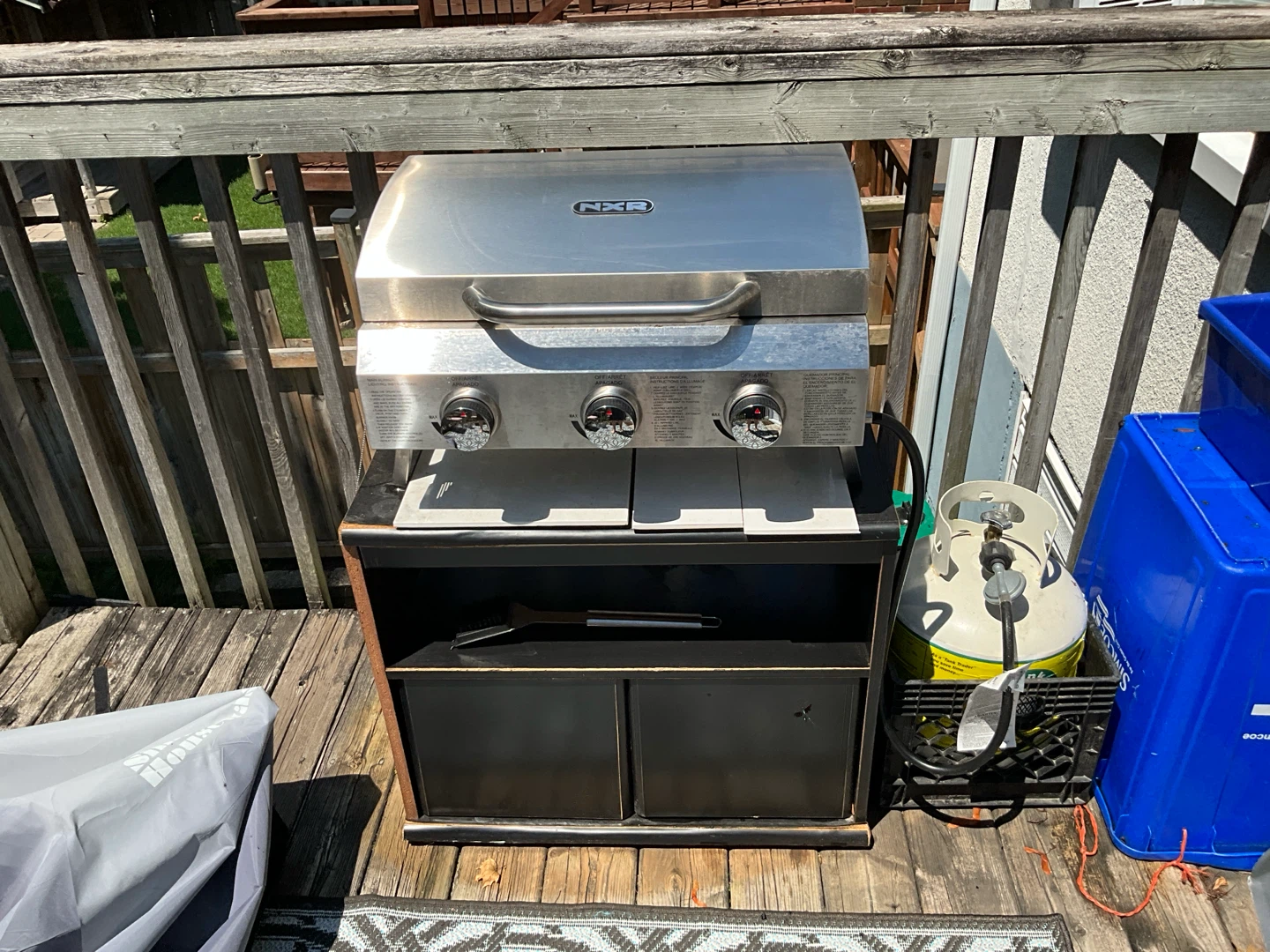 NXR 3 Burner Portable Propane Grill