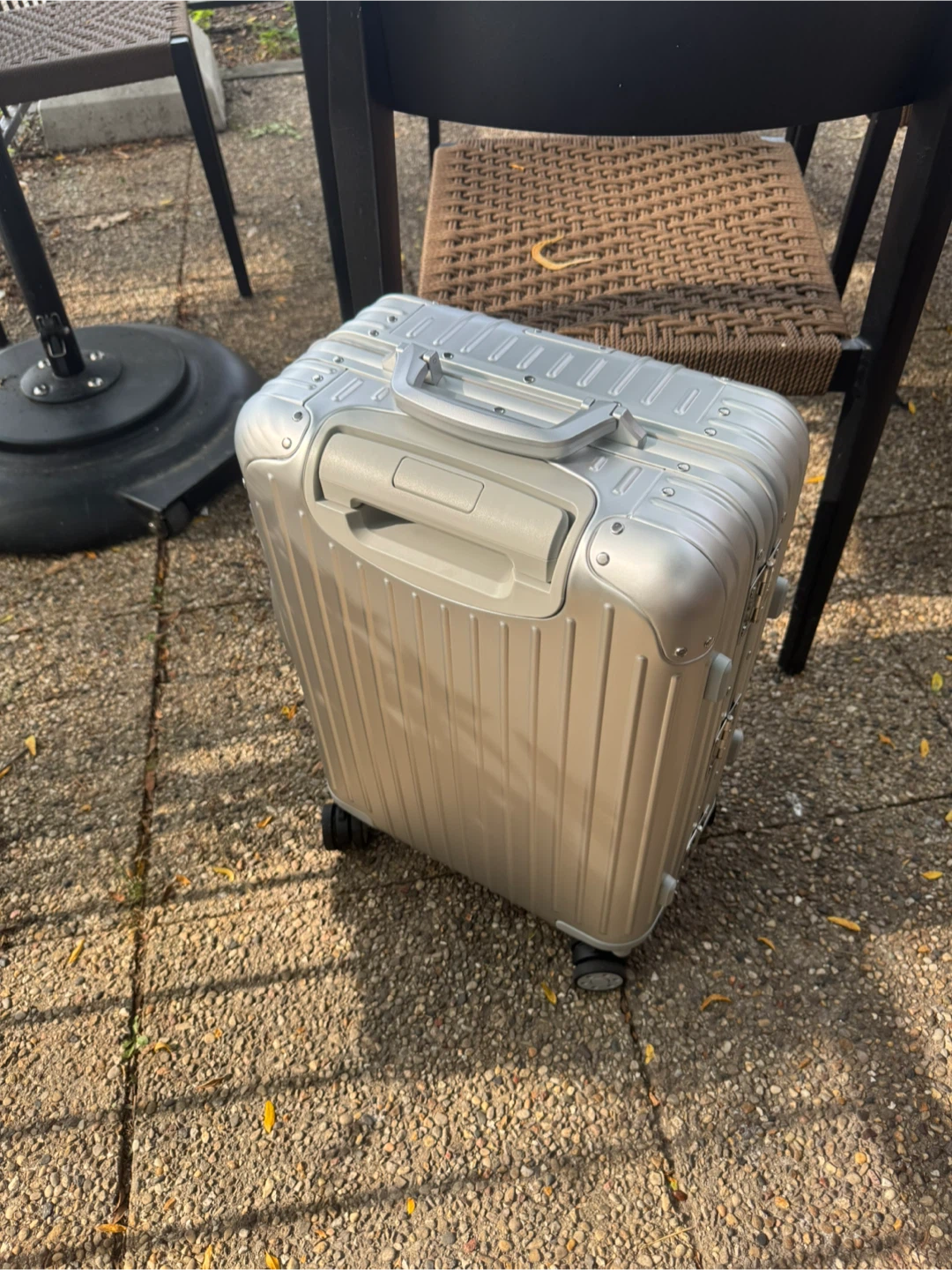 RIMOWA Silver Aluminum Carry-On Luggage - photo 2