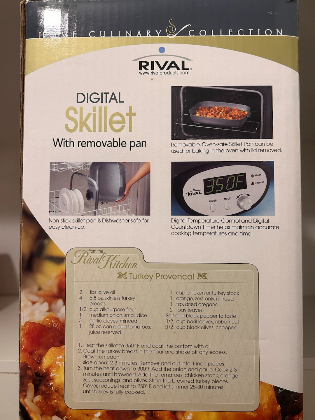 Rival Digital Skillet with Removable Pan - photo 2