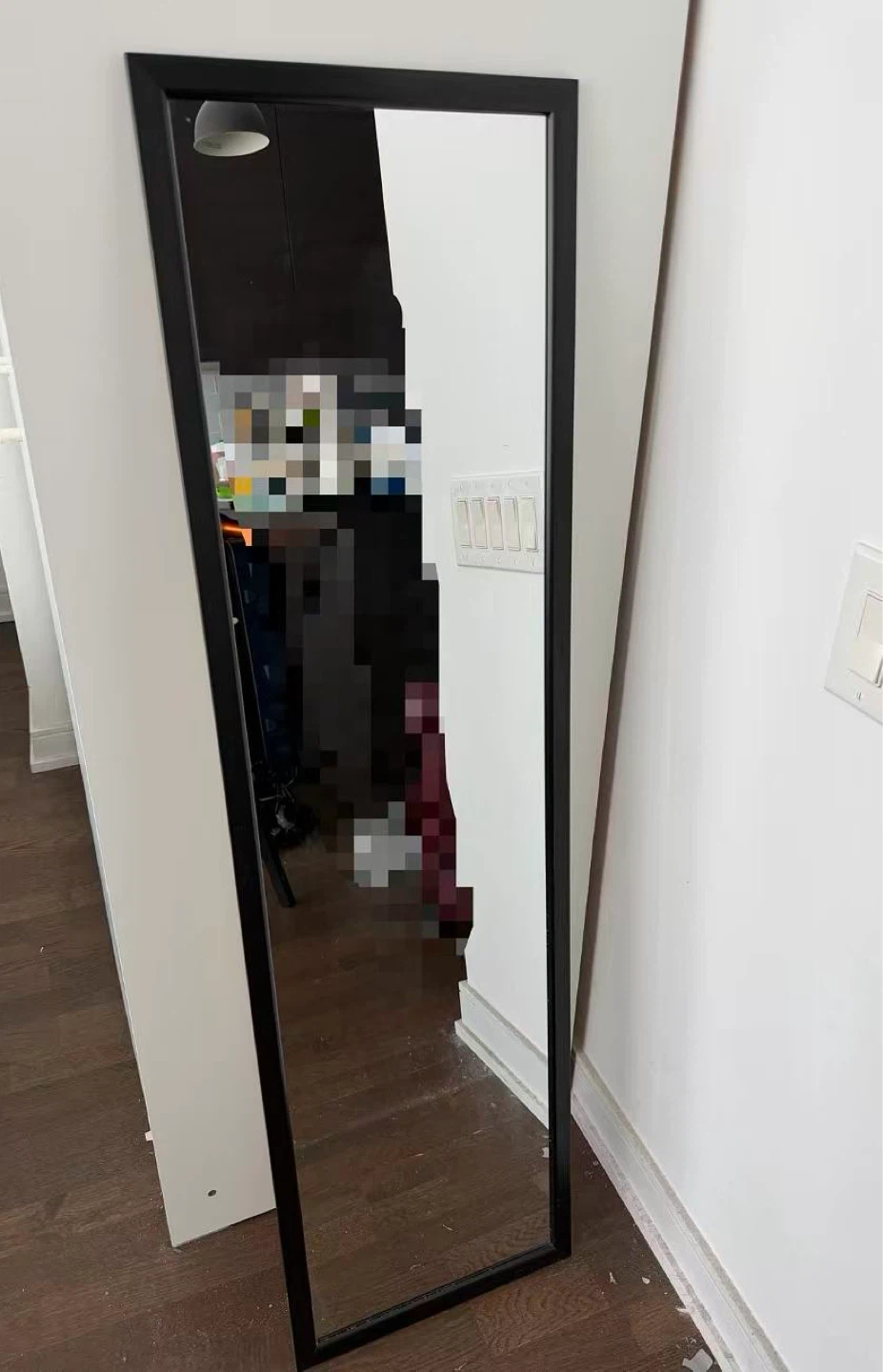 Full Length Mirror - Black Frame(34.5cmx125cm)